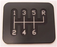 Image of 1985 - 1992 Firebird Trans Am GTA 6 Speed Conversion Shift Plate Indicator | Firebird Central