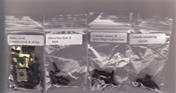 Image of 1982 - 1992 Firebird Console Screw Hardware Set for Manual or Automatic, Correct Star Head