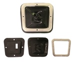 Image of 1970 - 1981 Firebird Shifter Boots and Retainer Ring Kit for Manual 4-Speed, 3 Piece Set