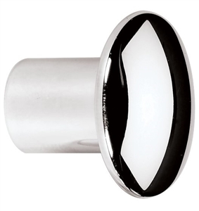 Image of Billet Specialties Polished Smooth Top Custom Dash Knob, Each
