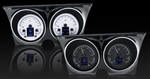 Image of 1967 - 1968 Dash Instrument Cluster Gauges Set, HDX : Speedometer, Tachometer, Oil Pressure, Water Temp, Voltmeter and Fuel