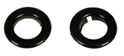 Image of 1968 Firebird Vent Knob Ferrules, Black