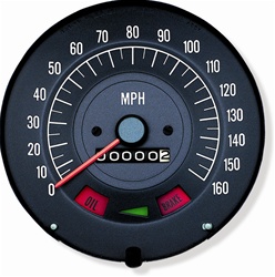 Image of 1968 Firebird Speedometer Assembly, 160 MPH