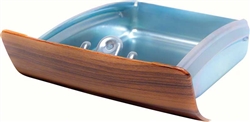 Image of 1967 - 1968 Firebird Walnut Woodgrain Center Dash Ash Tray, 9789415