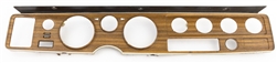 Image of 1970 - 1972 Firebird Dash Instrument Cluster Housing Panel with AC & Gauges, GM Used