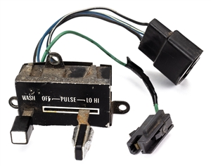 Image of 1980 - 1981 Firebird Windshield Wiper Switch, With Pulse, Original GM Used