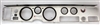 Image of 1975 - 1979 Trans Am Dash Gauge Swirl Bezel Panel Without A/C, Original GM Used