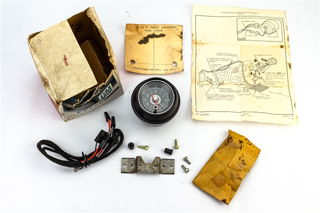 1967 - 1969 Firebird Floor Clock Assembly, Original GM NOS
