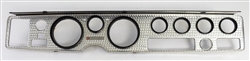 Image of 1977 - 1979 Firebird Trans Am Dash Gauge Swirl Bezel Panel With A/C and Pulse Wipers, GM Used Restored