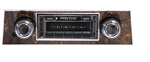 Image of 1968 USA-630 Firebird Radio with AM/FM Stereo, USB, CD Control, Auxiliary Input, with Burlwood Woodgrain Bezel