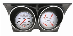 Image of 1967 - 1968 Dash Instrument Cluster Housing with Gauges (Velocity White), Custom OE Style