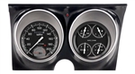 Image of 1967 - 1968 Dash Instrument Cluster Housing with Gauges (Autocross Series), Grey, Custom OE Style