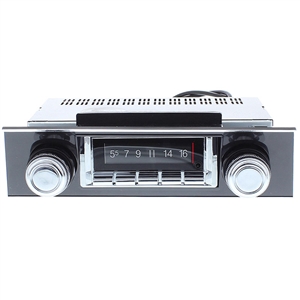 Image of 1967 - 1968 USA-740 Firebird Radio with Bluetooth, AM/FM Stereo, USB, CD Control, Auxiliary Input, with Black Bezel