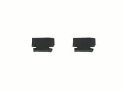 Image of 1967-1969 Ash Tray Rubber Bumpers - Pair