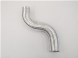 Image of 1967 - 2002 Firebird Pre-Heat Aluminum Flex Vent Duct Hose Pipe Air Cleaner to Manifold, 2 Inch Diameter