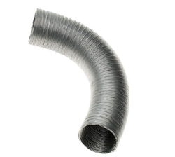 Image of 1967 - 2002 Firebird Exhaust Pre-Heat Aluminum Flex Vent Duct Pipe Air Cleaner to Manifold, 1-1/2 Inch Diameter