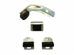 Image of 1970 - 1981 Firebird Door Glass Window Guides and Stop Set, 4 Pieces