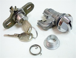 Image of 1972 - 1973 Firebird Glove Box Lock and Trunk Lock Set