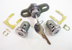 Image of 1970 - 1973 Firebird Door Locks and Trunk Lock Set