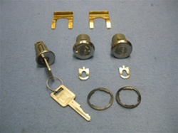 Image of 1967 Locks Set, Ignition and Doors, GM Later Style Square Head Keys