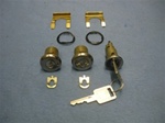 Image of 1968 Firebird Ignition and Doors Locks Set with GM Later Style Square Headed Keys Kit