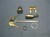 1967 - 1968 Firebird Glove Box and Trunk Lock Set, OE Style GM Pear Headed Keys