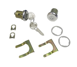 Image of 1967 - 1968 Door Locks Set, OE Style Pear Headed Keys