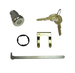 Image of 1967 - 1968 Firebird Trunk Lock Set, Round Headed Keys