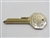 Image of 1968 Firebird Key Blank, GM Logo with Octagon Head, OE Style