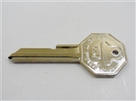 Image of 1968 Firebird Key Blank, GM Logo with Octagon Head, OE Style