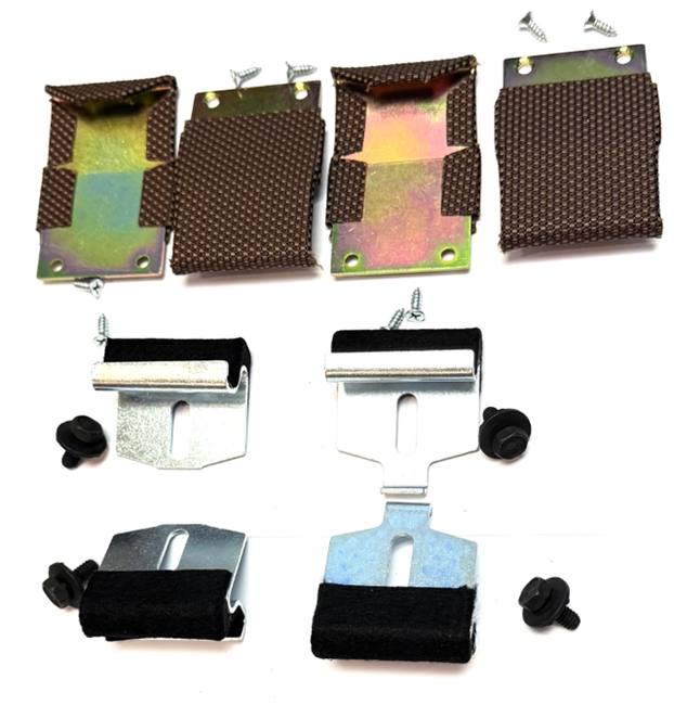Image of 1968 - 1969 Firebird Door Window Glass Guide Anti-Rattle Guide Kit