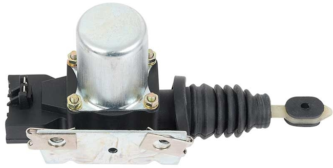 Image of 1978 - 1992 Firebird Power Door Lock Switch Actuator Solenoid with Mounting Bracket, RH Passenger Side