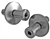 Image of 1982 - 1992 Firebird Door Jam Lock Latch Strikers - Stainless Steel Pair