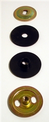 Image of 1970 - 1981 Door Glass Rear Gasket and Nut Mount Set