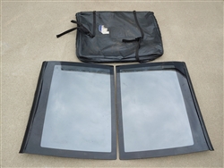 Image of 1986 - 1992 Firebird Used T-Tops with Original Storage Bag, Matched Left Hand & Right Hand Complete GM Set