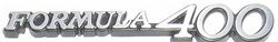 Image of 1970 - 1971 Emblem, "FORMULA 400" Front Fender - Each