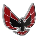 Image of 1974 - 1976 Firebird and Trans Am Front Bumper Nose Header Panel Emblem RED, USA Made