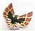 Image of 1976 - 1979 Firebird and Trans Am Quarter Sail Panel Bird Emblem with GOLD Inner Details, OE Style, Each