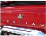 Image of 1967 - 1969 Firebird PONTIAC Rear Trunk Deck Lid & Tail Light Panel Emblem Letter Set, Premium Quality