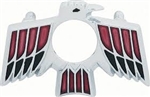 Image of 1969 Firebird Rear Trunk Lock Bezel Bird Emblem