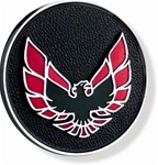 Image of 1970 - 1981 Firebird Door Panel Handle Hole Cover Emblem, Red