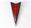 Image of 1977 - 1981 Firebird and Trans Am Front End Bumper Cover Nose Panel Arrowhead Crest Emblem, Red