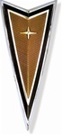 Image of 1977 - 1981 Firebird Front End Bumper Cover Nose Panel Arrowhead Emblem, Gold