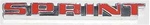 Image of 1968 - 1969 Emblem, Rocker Panel "SPRINT" ~ Each