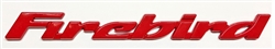 Image of 1993 - 2002 Firebird Door Colored Emblem Letters, RED Each