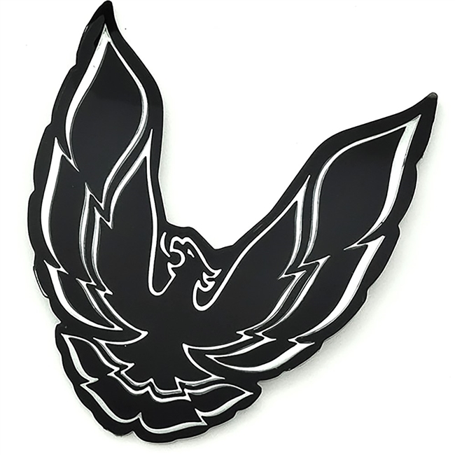 Image of 1985 - 1990 Firebird Trans Am, Formula, and SE Rear Tail Light Panel Bird Emblem, Silver