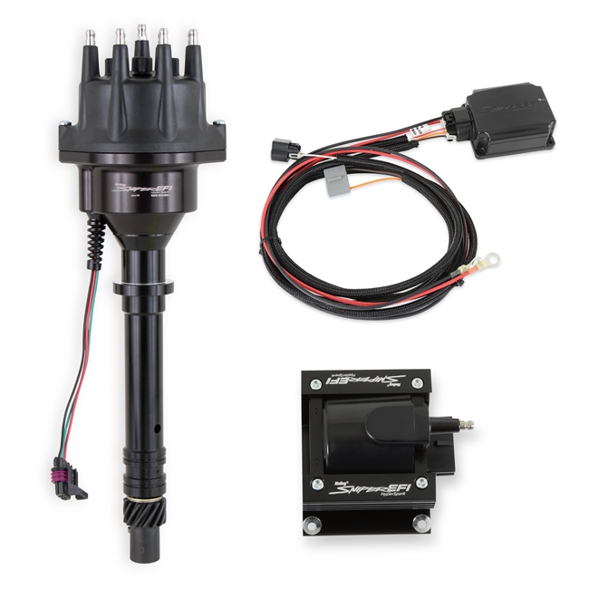 Image of 1967 - 1981 Firebird Sniper EFI HyperSpark 2 Ignition System for Chevy SBC / BBC, Black