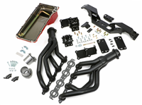 Image of the New 1967 - 1969 Firebird Trans-Dapt LS Swap In A Box Kit with Hedman MAXX Headers For Automatic Transmission