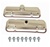 Image of 1967 - 1981 Pontiac Firebird Chrome Engine Valve Covers Kit, Without Oil Drippers, OE Style