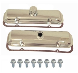 Image of 1967 - 1981 Pontiac Firebird Engine Chrome Valve Covers Kit, With Oil Drippers